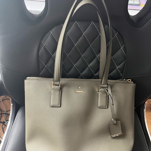 Kate spade slate gray handbag and wallet set - Picture 5 of 7